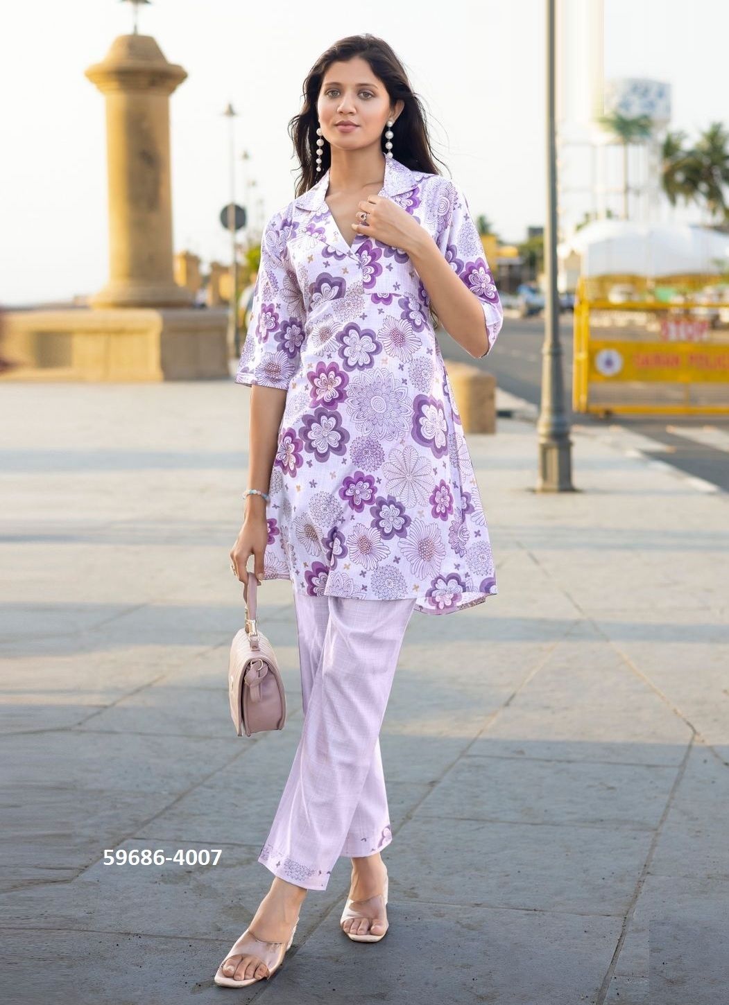 VRUNDA 2 - Catalog # 59686 (Set of 4 Readymade Women's Kurtis / Tops) by Brand KADLEE FASHION VRUNDA 2 - Catalog # 59686 (Set of 4 Readymade Women's Kurtis / Tops) by Brand KADLEE FASHION