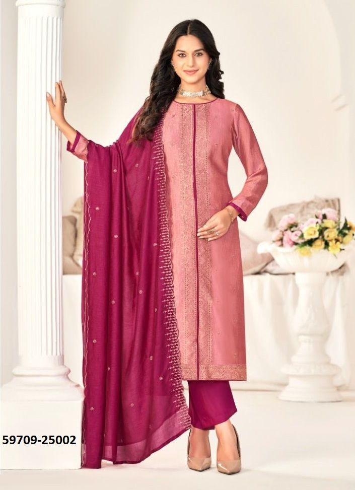 ZARKASH - Catalog # 59709 (Set of 11 Readymade Salwar Suits) by Brand AABHARAN