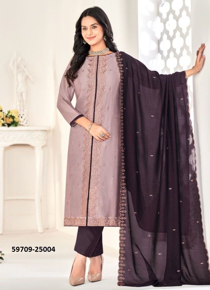 ZARKASH - Catalog # 59709 (Set of 11 Readymade Salwar Suits) by Brand AABHARAN
