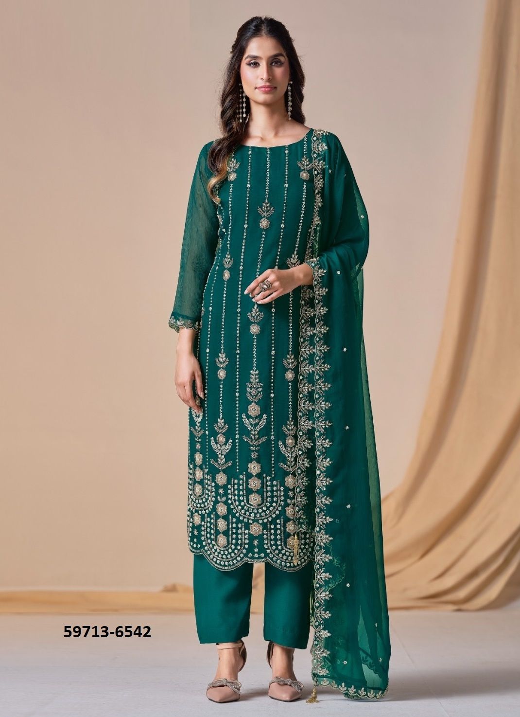 AARZOO - Catalog # 59713 (Set of 6 Semi-Stitched / Un-Stitched Suits) by Brand VIPUL FASHIONS AARZOO - Catalog # 59713 (Set of 6 Semi-Stitched / Un-Stitched Suits) by Brand VIPUL FASHIONS