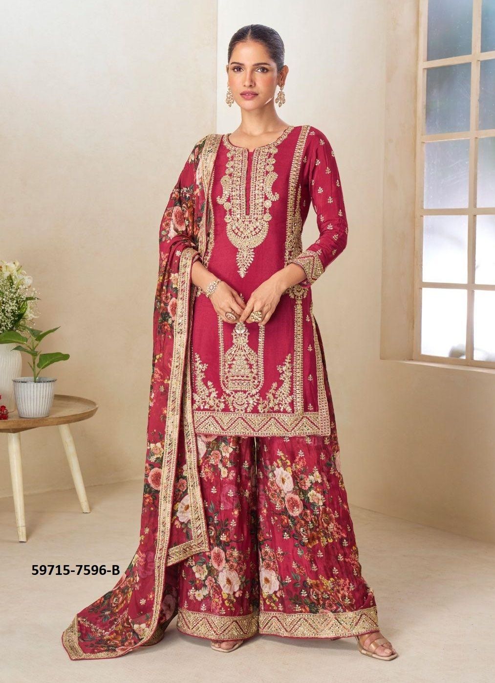 PARUL - Catalog # 59715 (Set of 2 Readymade Salwar Suits) by Brand GULKAYRA DESIGNER