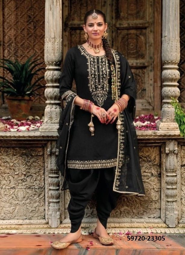 REAL TULIP - Catalog # 59720 (Set of 6 Readymade Salwar Suits) by Brand LILY & LALI