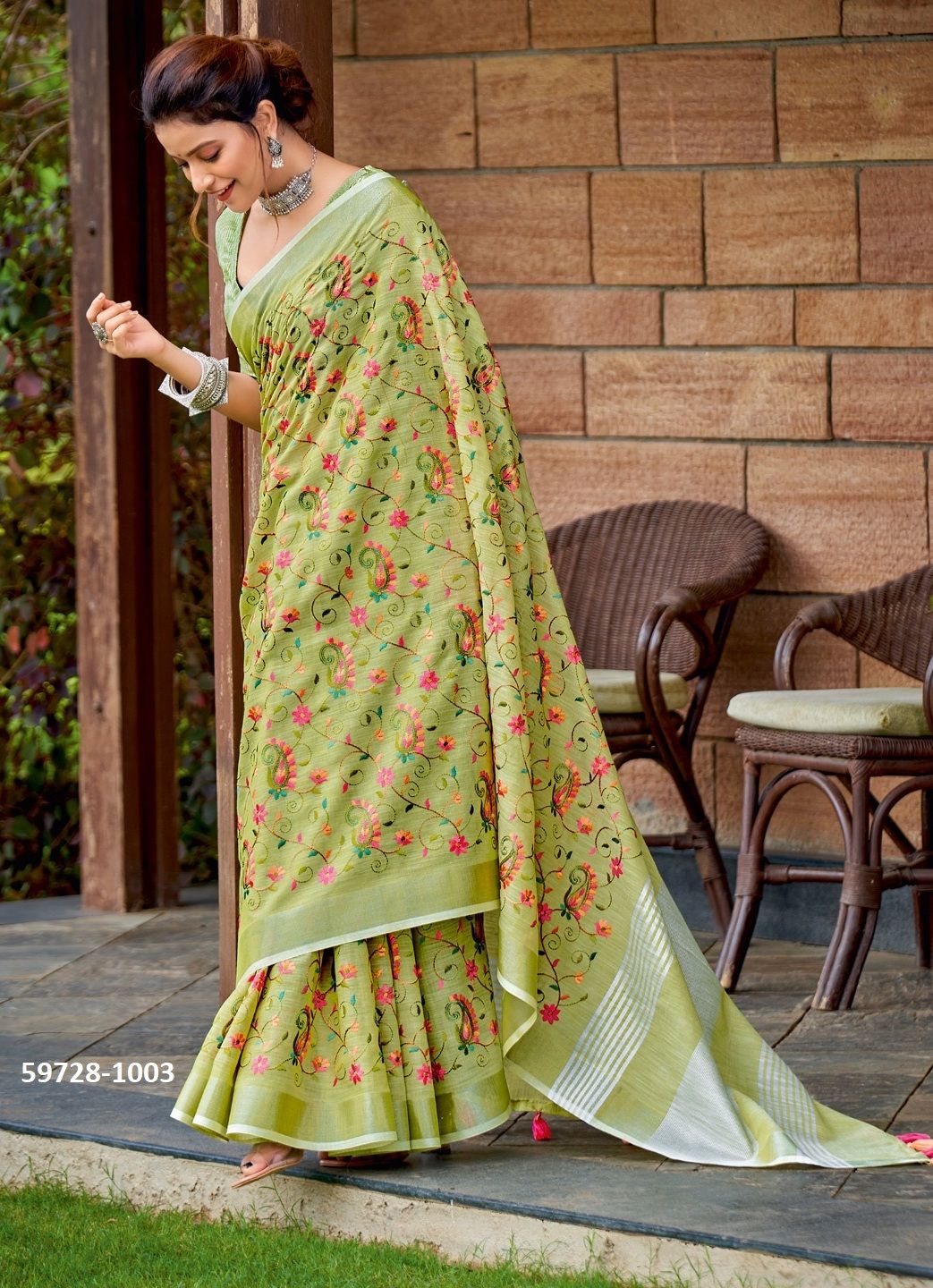 KASHMIRA NX - Catalog # 59728 (Set of 4 Sarees) by Brand MEHERIYA
