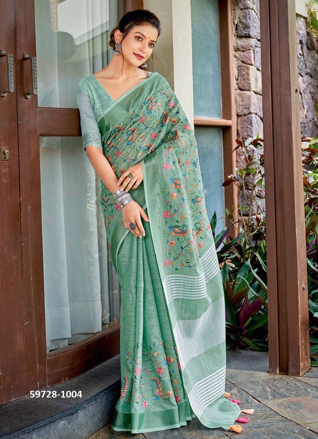 KASHMIRA NX - Catalog # 59728 (Set of 4 Sarees) by Brand MEHERIYA