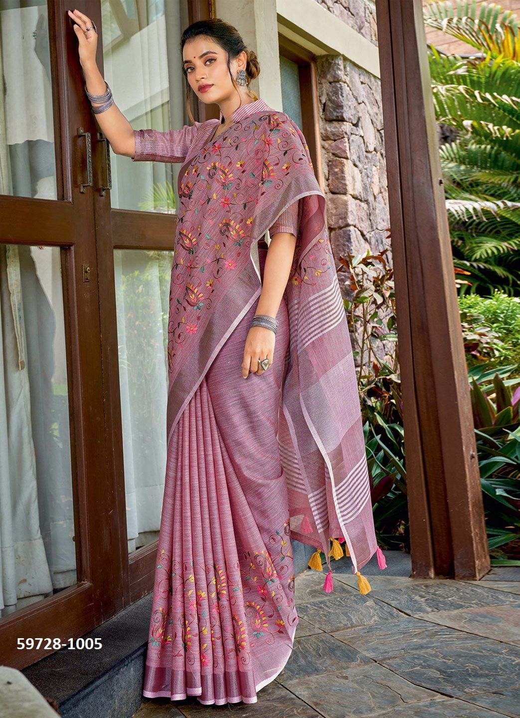 KASHMIRA NX - Catalog # 59728 (Set of 4 Sarees) by Brand MEHERIYA