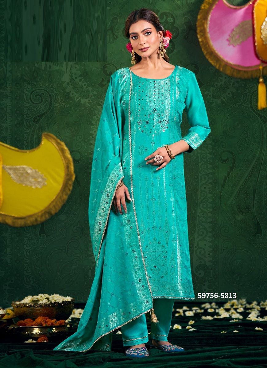 SARAH - Catalog # 59756 (Set of 4 Readymade Salwar Suits) by Brand RANGOON SARAH - Catalog # 59756 (Set of 4 Readymade Salwar Suits) by Brand RANGOON