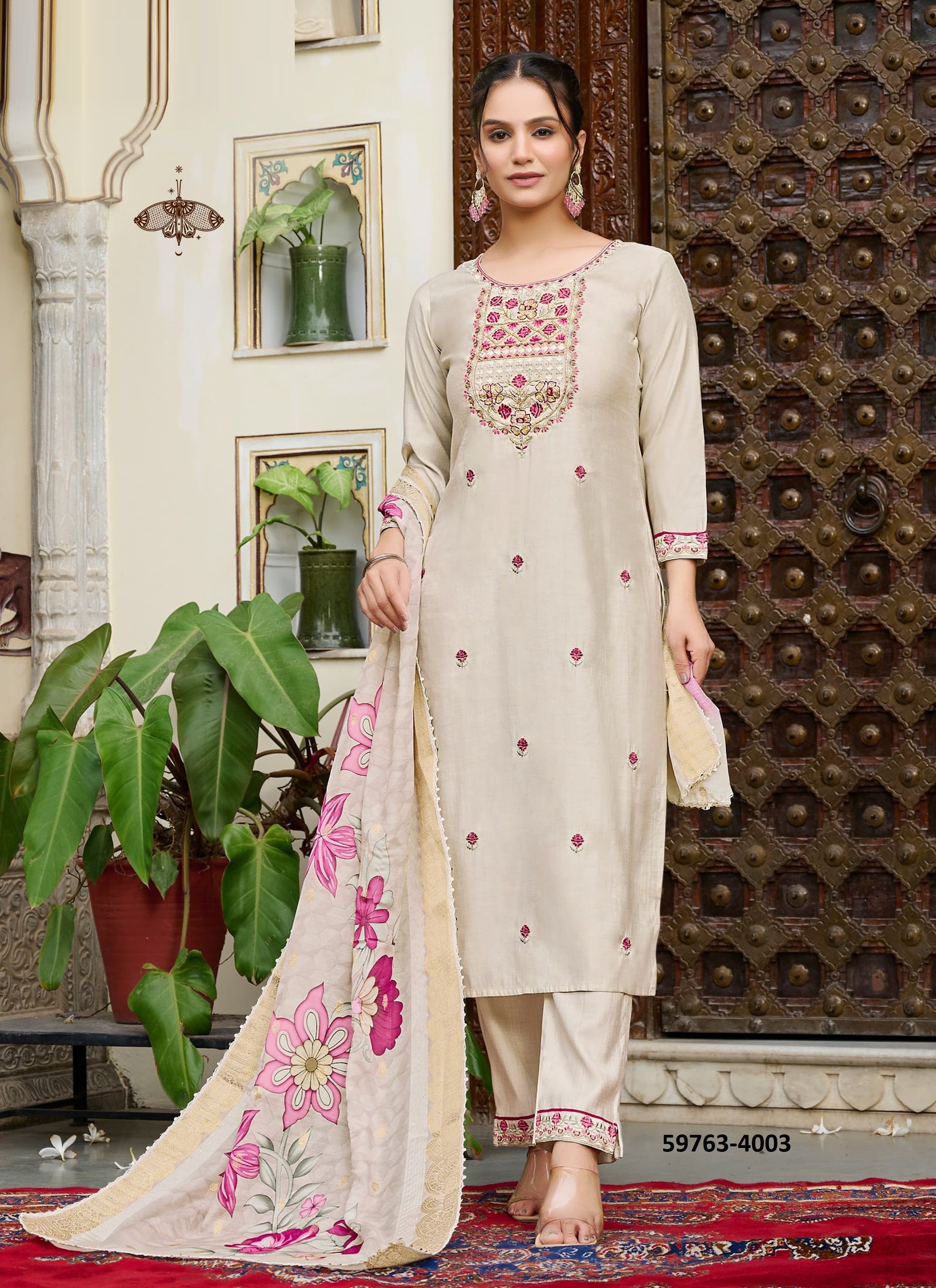 NORA 4 - Catalog # 59763 (Set of 6 Readymade Salwar Suits) by Brand KARISSA NORA 4 - Catalog # 59763 (Set of 6 Readymade Salwar Suits) by Brand KARISSA