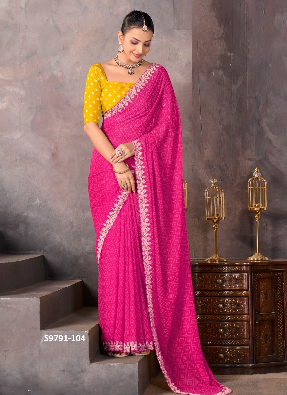 SUNDARI 2 - Catalog # 59791 (Set of 10 Sarees) by Brand STAVAN