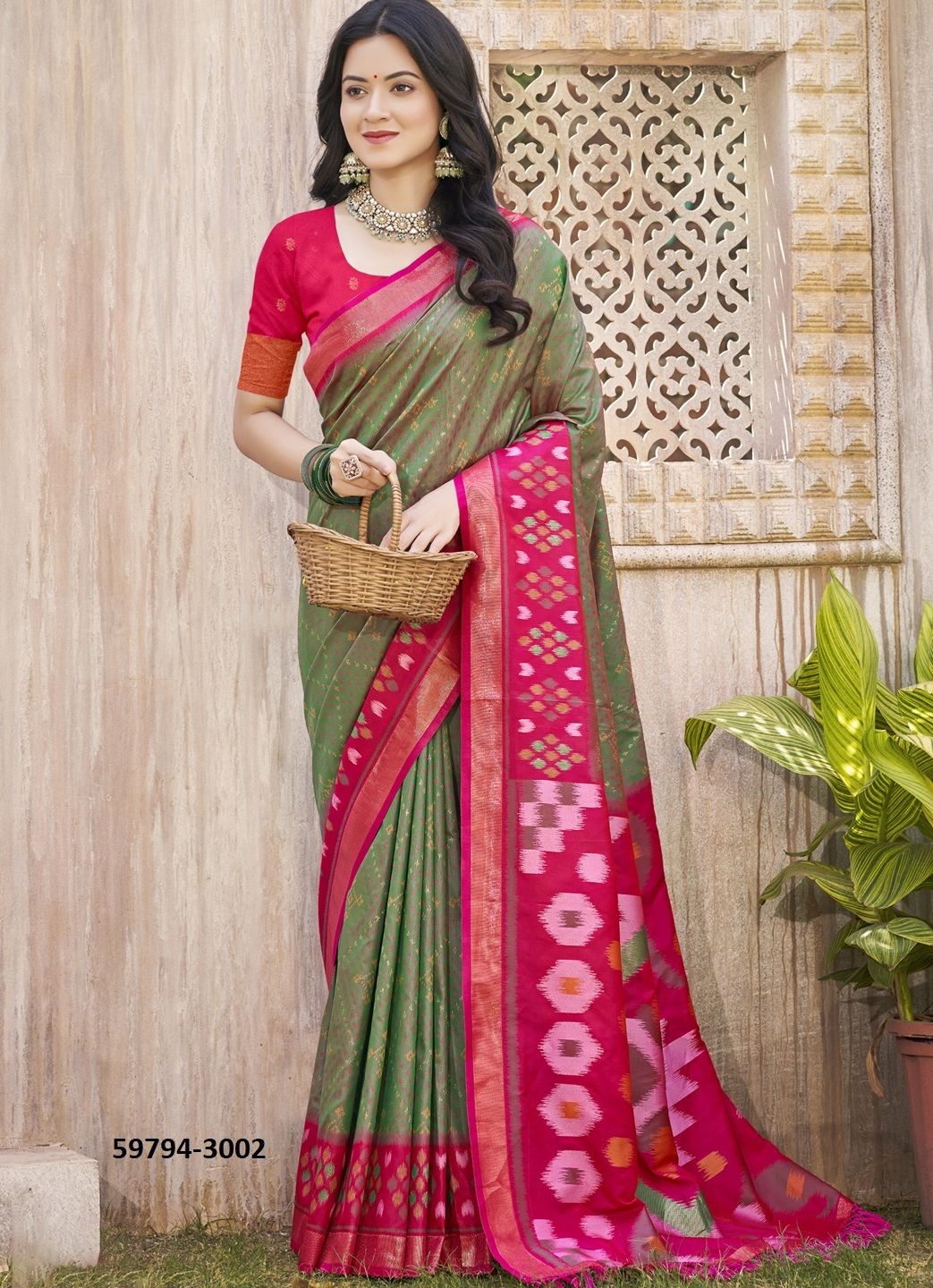 POORVIKA SILK 3 - Catalog # 59794 (Set of 8 Sarees) by Brand AABHARAN
