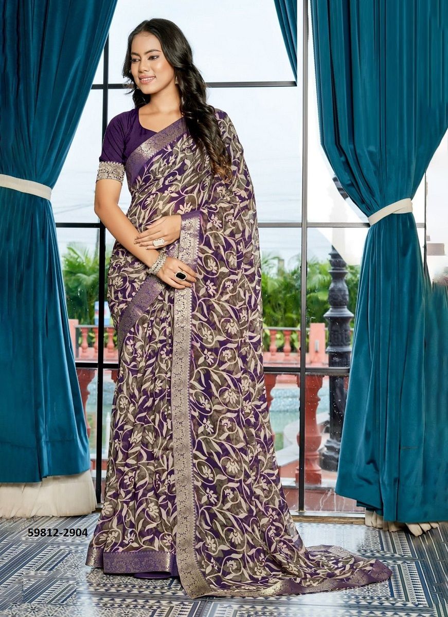 SIMBA 29 - Catalog # 59812 (Set of 8 Sarees) by Brand KASHVI CREATIONS