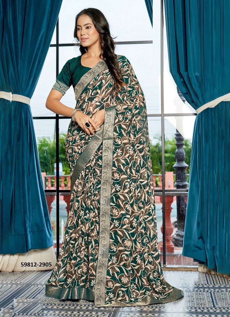 SIMBA 29 - Catalog # 59812 (Set of 8 Sarees) by Brand KASHVI CREATIONS