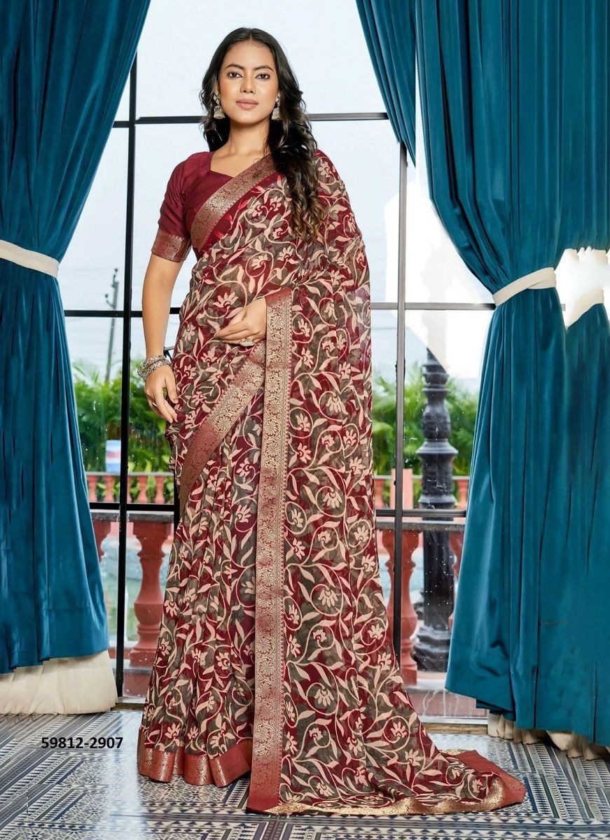 SIMBA 29 - Catalog # 59812 (Set of 8 Sarees) by Brand KASHVI CREATIONS