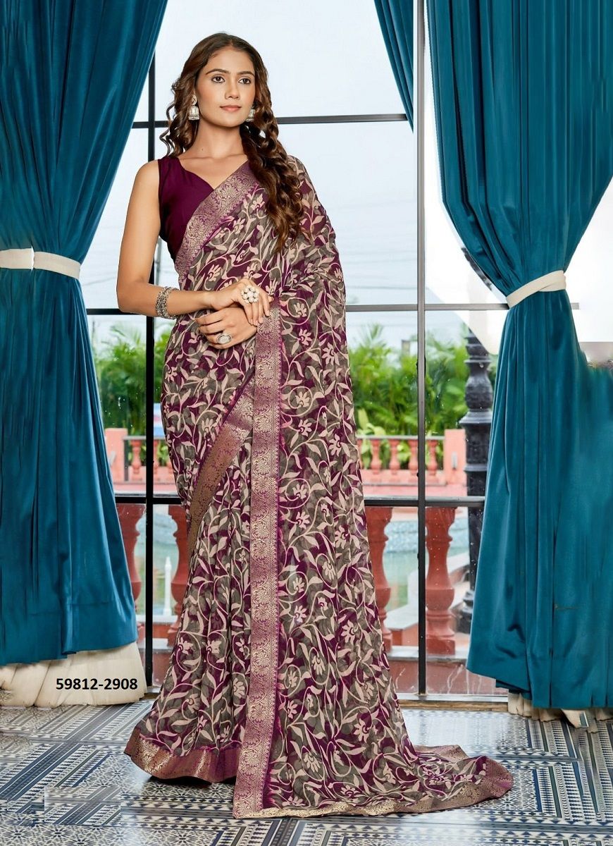 SIMBA 29 - Catalog # 59812 (Set of 8 Sarees) by Brand KASHVI CREATIONS
