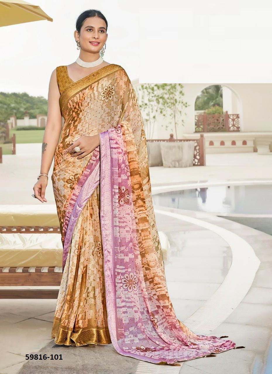 PULSE - Catalog # 59816 (Set of 8 Sarees) by Brand KASHVI CREATIONS PULSE - Catalog # 59816 (Set of 8 Sarees) by Brand KASHVI CREATIONS