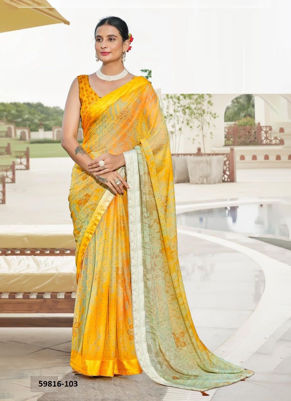 PULSE - Catalog # 59816 (Set of 8 Sarees) by Brand KASHVI CREATIONS PULSE - Catalog # 59816 (Set of 8 Sarees) by Brand KASHVI CREATIONS