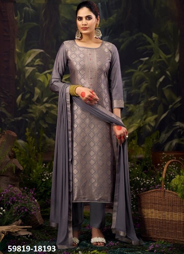 KOYAL 2 - Catalog # 59819 (Set of 6 Readymade Salwar Suits) by Brand KALARANG