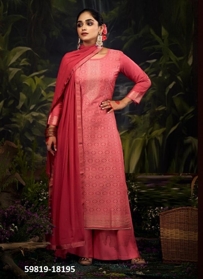 KOYAL 2 - Catalog # 59819 (Set of 6 Readymade Salwar Suits) by Brand KALARANG