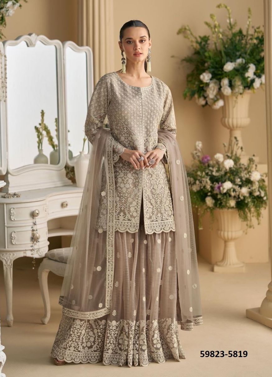 SANA - Catalog # 59823 (Set of 3 Readymade Salwar Suits) by Brand SAYURI DESIGNER