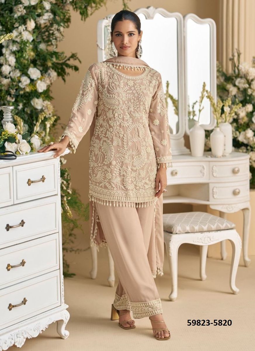 SANA - Catalog # 59823 (Set of 3 Readymade Salwar Suits) by Brand SAYURI DESIGNER