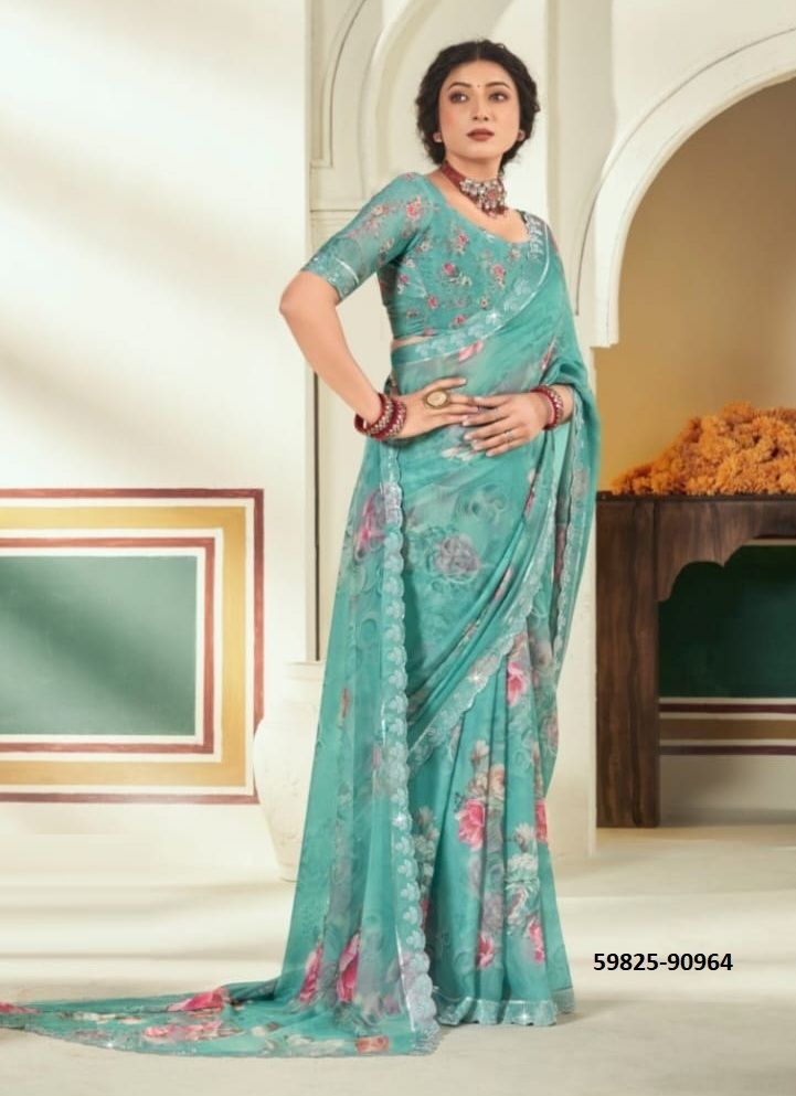ESTELLA 2 - Catalog # 59825 (Set of 12 Sarees) by Brand VIPUL FASHIONS ESTELLA 2 - Catalog # 59825 (Set of 12 Sarees) by Brand VIPUL FASHIONS
