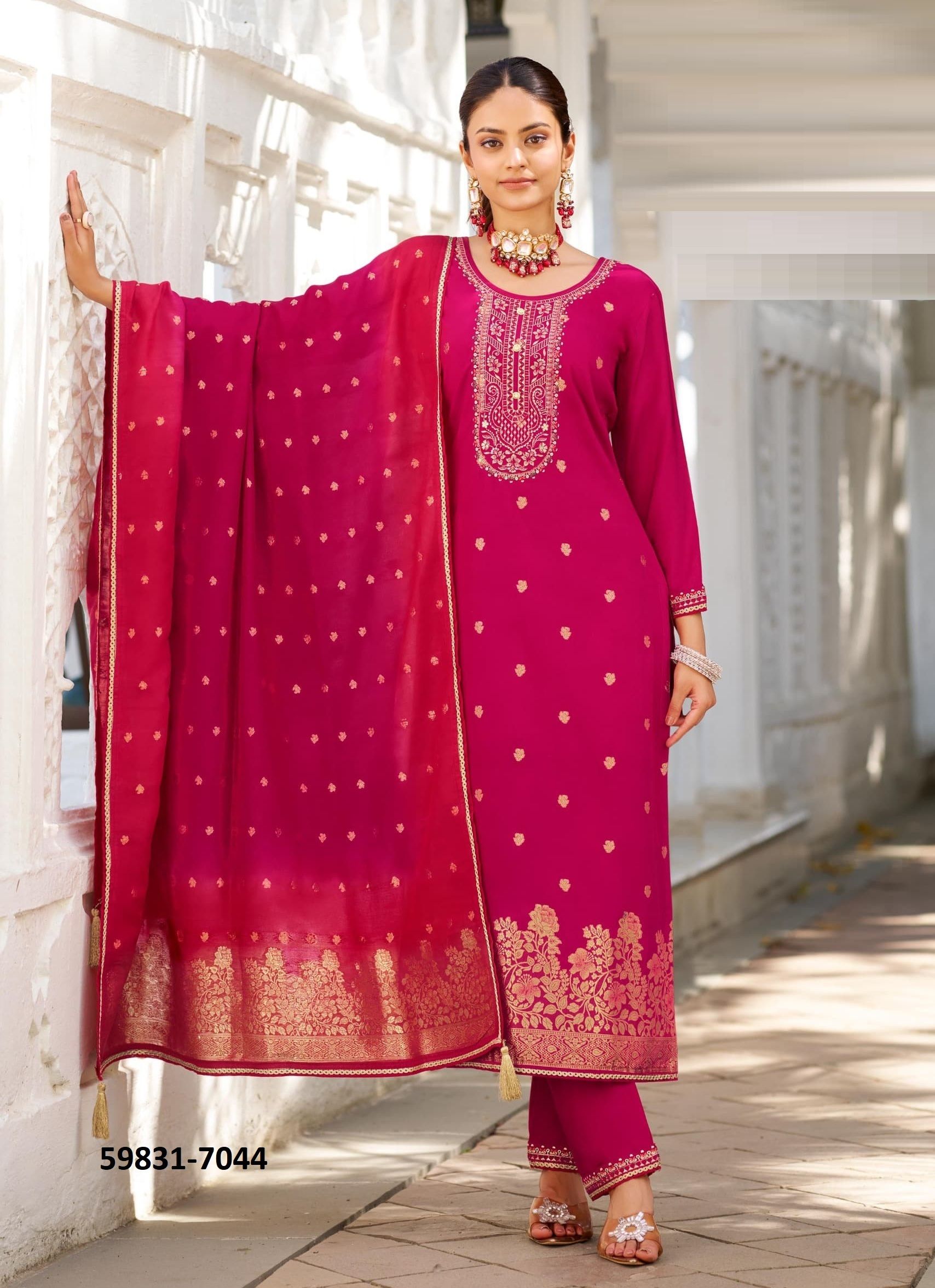 ADITI 3 - Catalog # 59831 (Set of 4 Readymade Salwar Suits) by Brand RANGOON ADITI 3 - Catalog # 59831 (Set of 4 Readymade Salwar Suits) by Brand RANGOON