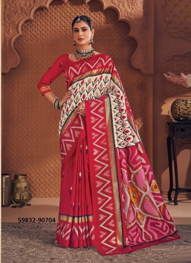GULMARG SILK 7 - Catalog # 59832 (Set of 12 Sarees) by Brand VIPUL FASHIONS