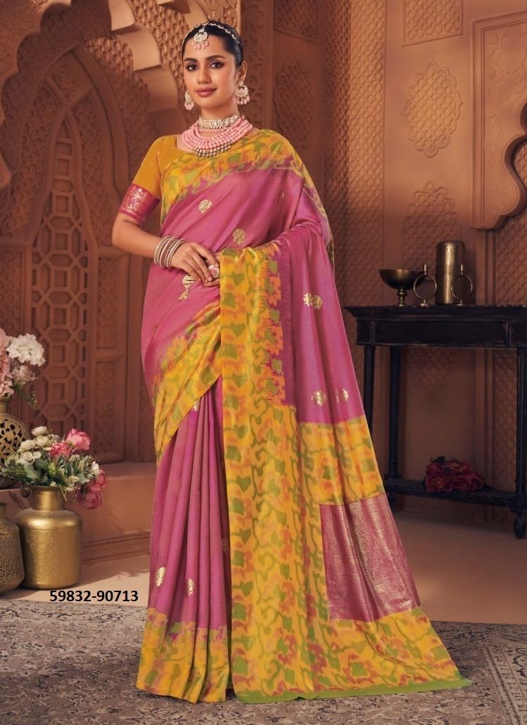 GULMARG SILK 7 - Catalog # 59832 (Set of 12 Sarees) by Brand VIPUL FASHIONS