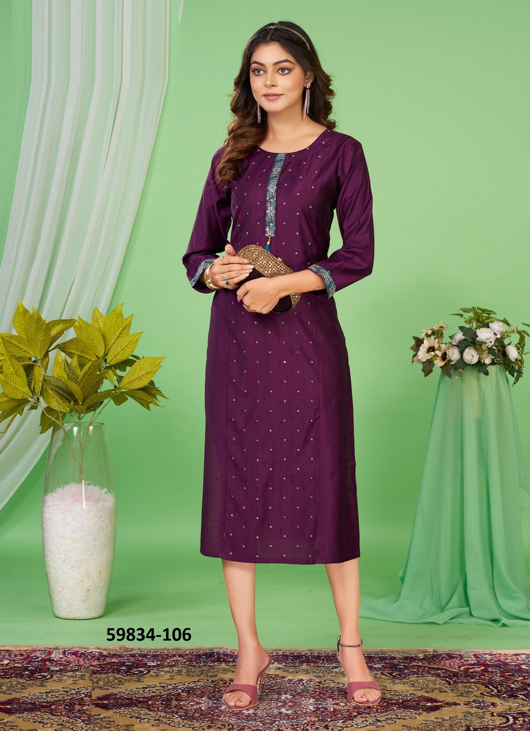 NIVETHA - Catalog # 59834 (Set of 6 Readymade Women's Kurtis / Tops) by Brand DEE CEE NIVETHA - Catalog # 59834 (Set of 6 Readymade Women's Kurtis / Tops) by Brand DEE CEE