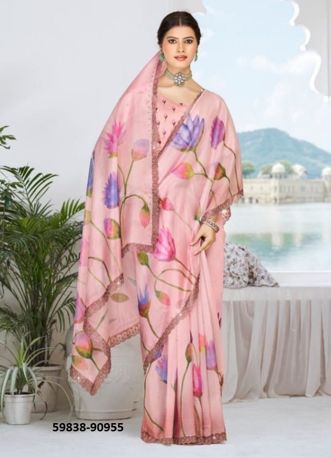 JHANKI - Catalog # 59838 (Set of 12 Sarees) by Brand VIPUL FASHIONS