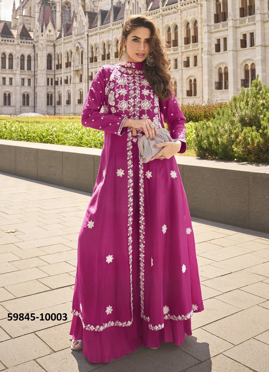 NARGIS - Catalog # 59845 (Set of 3 Readymade Salwar Suits) by Brand SAYURI DESIGNER