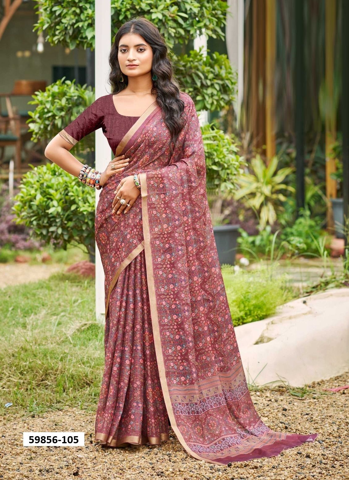 KRITIKA - Catalog # 59856 (Set of 8 Sarees) by Brand KASHVI CREATIONS