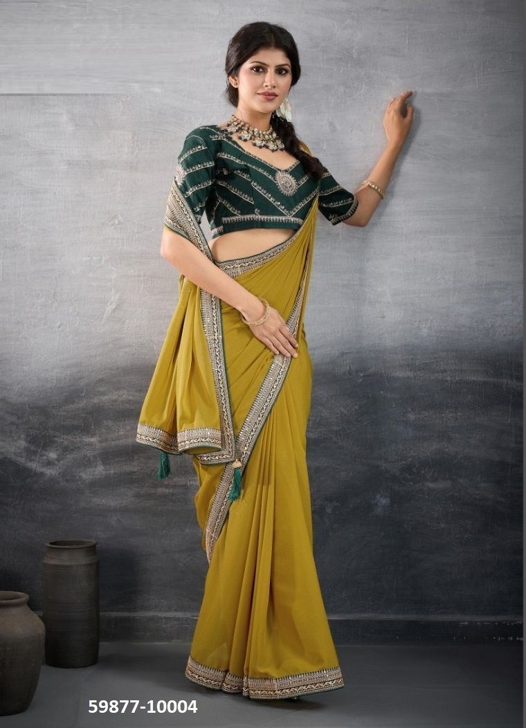 MEHAR - Catalog # 59877 (Set of 8 Sarees) by Brand SUMA DESIGNER