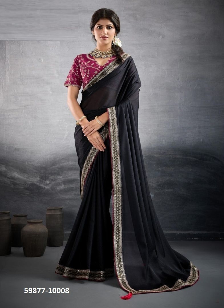 MEHAR - Catalog # 59877 (Set of 8 Sarees) by Brand SUMA DESIGNER