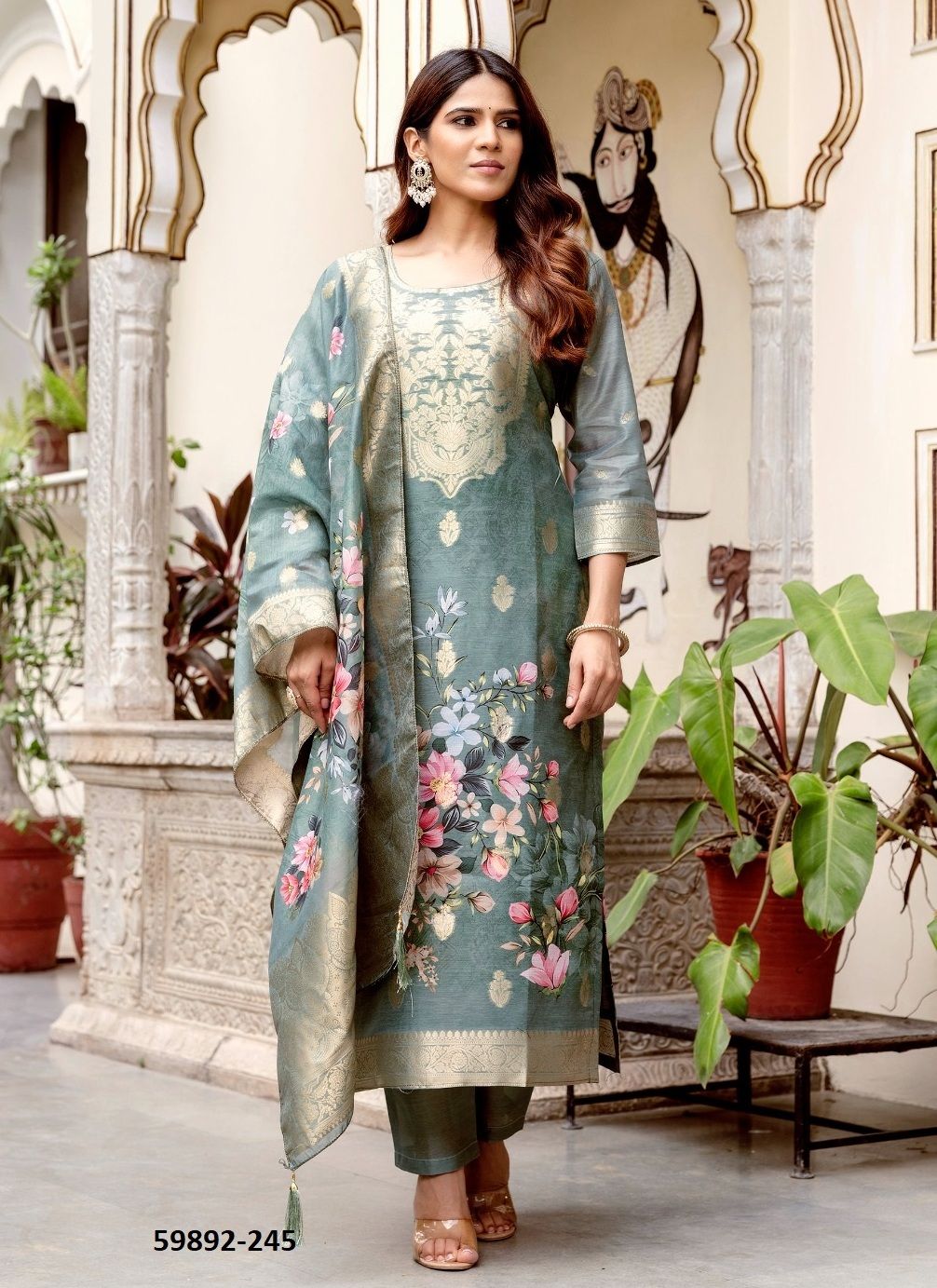 NAVYA - Catalog # 59892 (Set of 3 Readymade Salwar Suits) by Brand AABHARAN NAVYA - Catalog # 59892 (Set of 3 Readymade Salwar Suits) by Brand AABHARAN