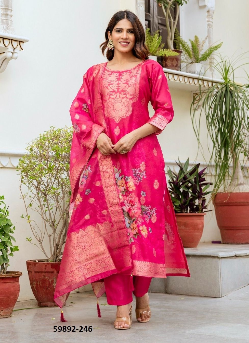 NAVYA - Catalog # 59892 (Set of 3 Readymade Salwar Suits) by Brand AABHARAN NAVYA - Catalog # 59892 (Set of 3 Readymade Salwar Suits) by Brand AABHARAN