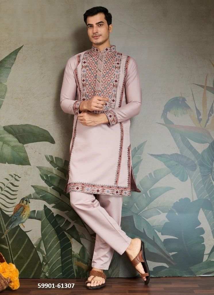 THE FUSION FITS 2 - Catalog # 59901 (Set of 3 Men's Ethnic Wear) by Brand AABHARAN