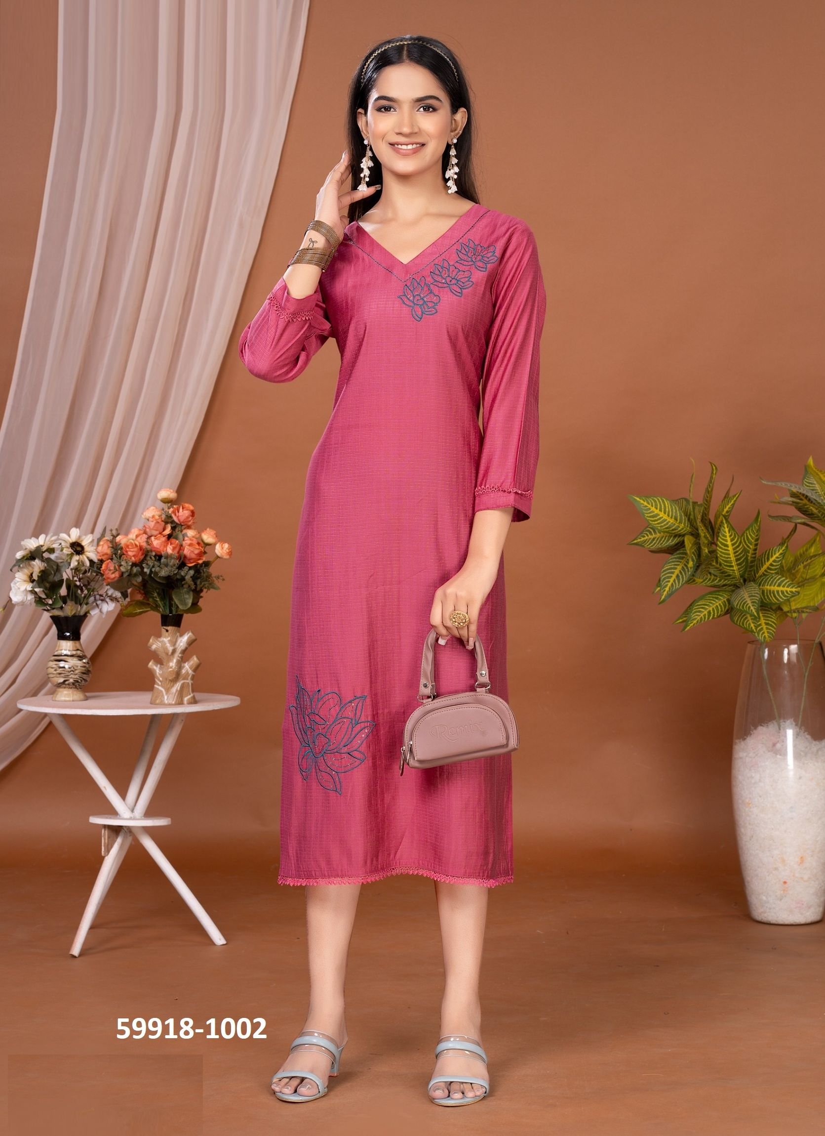 SWIPE - Catalog # 59918 (Set of 6 Readymade Women's Kurtis / Tops) by Brand DEE CEE SWIPE - Catalog # 59918 (Set of 6 Readymade Women's Kurtis / Tops) by Brand DEE CEE