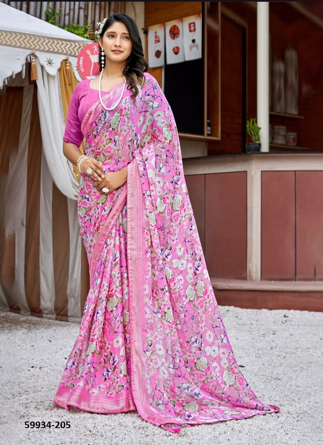 SONMARG 2 - Catalog # 59934 (Set of 8 Sarees) by Brand KASHVI CREATIONS