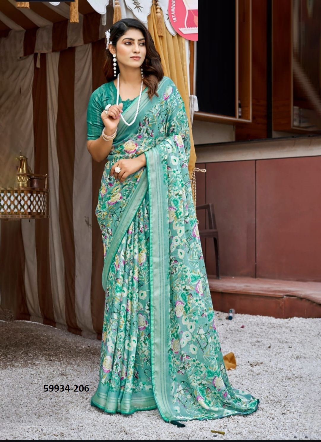 SONMARG 2 - Catalog # 59934 (Set of 8 Sarees) by Brand KASHVI CREATIONS