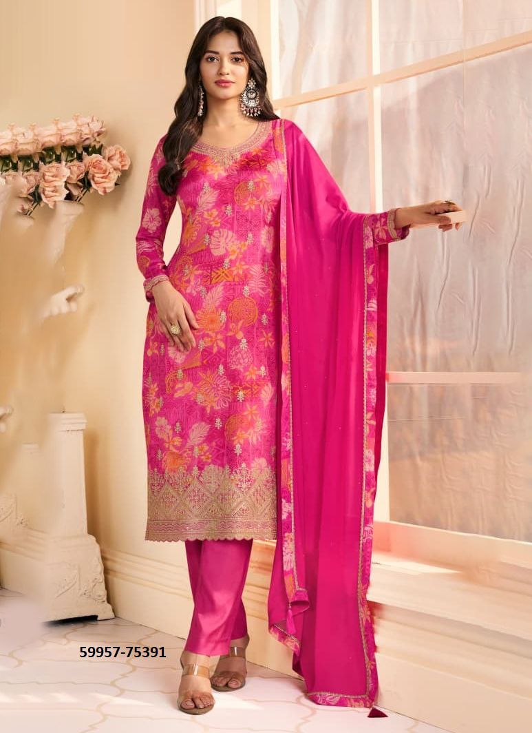 ROOP - Catalog # 59957 (Set of 4 Semi-Stitched / Un-Stitched Suits) by Brand VINAY FASHION LLP ROOP - Catalog # 59957 (Set of 4 Semi-Stitched / Un-Stitched Suits) by Brand VINAY FASHION LLP