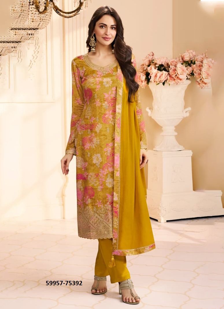 ROOP - Catalog # 59957 (Set of 4 Semi-Stitched / Un-Stitched Suits) by Brand VINAY FASHION LLP ROOP - Catalog # 59957 (Set of 4 Semi-Stitched / Un-Stitched Suits) by Brand VINAY FASHION LLP