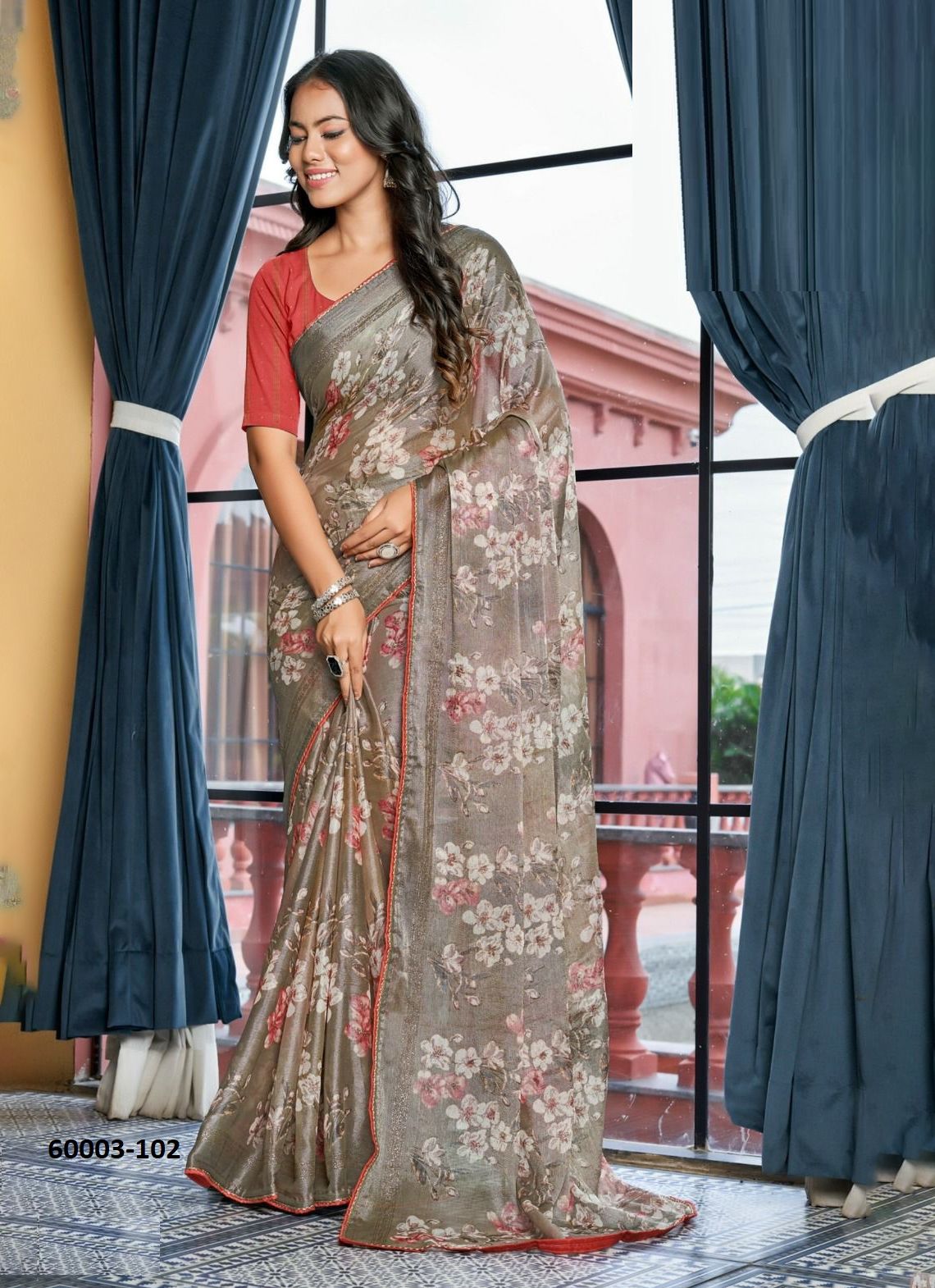 SULKEKHA - Catalog # 60003 (Set of 8 Sarees) by Brand KASHVI CREATIONS