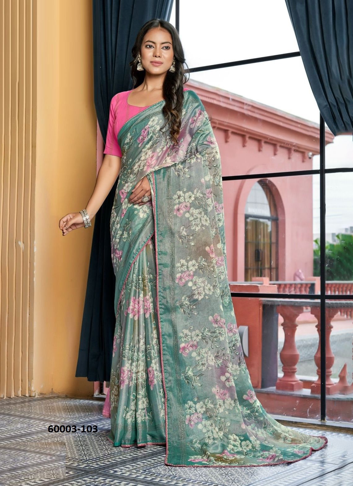SULKEKHA - Catalog # 60003 (Set of 8 Sarees) by Brand KASHVI CREATIONS