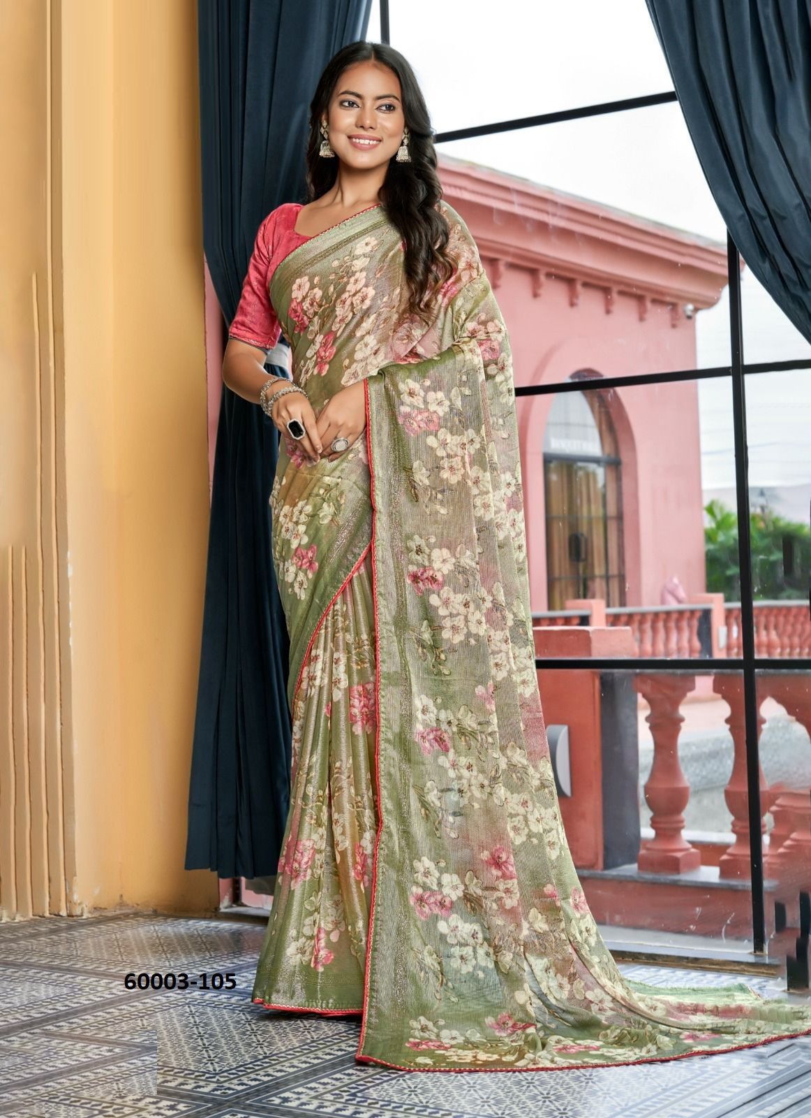 SULKEKHA - Catalog # 60003 (Set of 8 Sarees) by Brand KASHVI CREATIONS