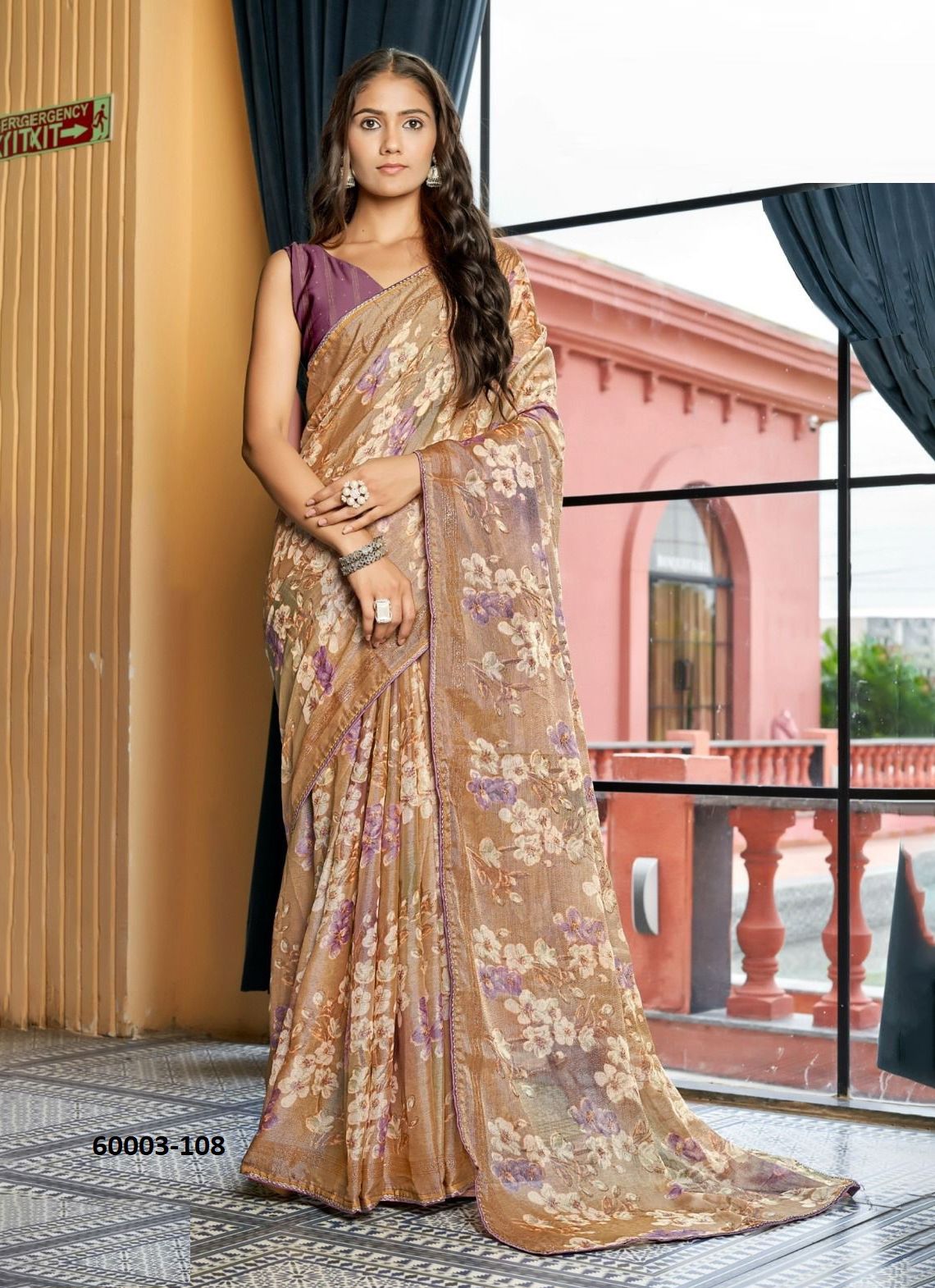 SULKEKHA - Catalog # 60003 (Set of 8 Sarees) by Brand KASHVI CREATIONS