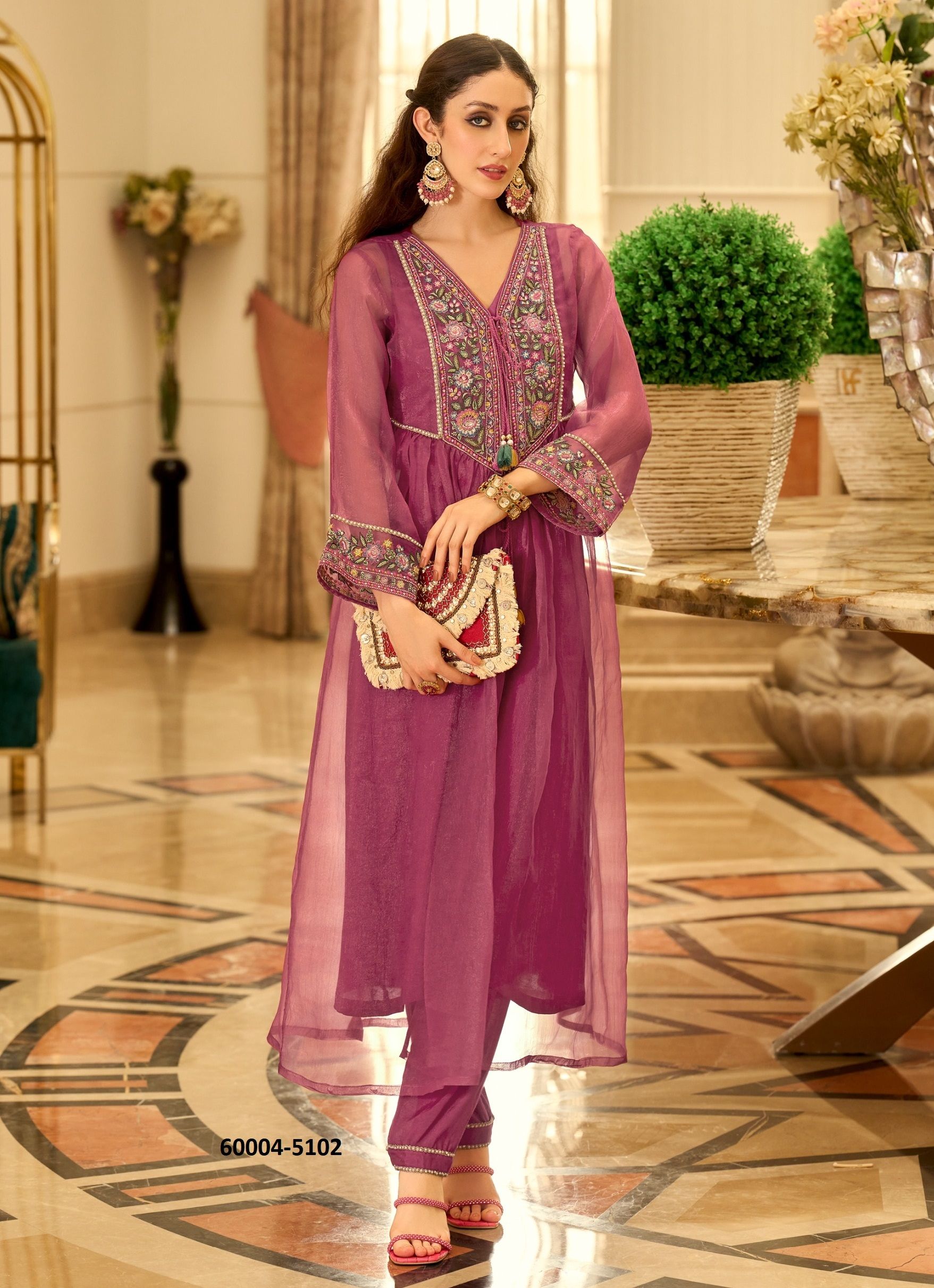 SWARA - Catalog # 60004 (Set of 6 Tops With Bottoms) by Brand PRM TRENDZ