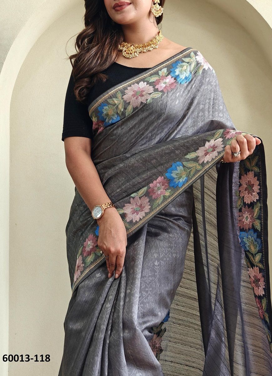 ISHIKA - Catalog # 60013 (Set of 6 Sarees) by Brand DESI MUSE