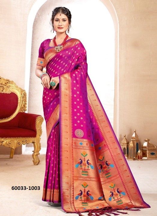 KAVITA - Catalog # 60033 (Set of 6 Sarees) by Brand DESI MUSE