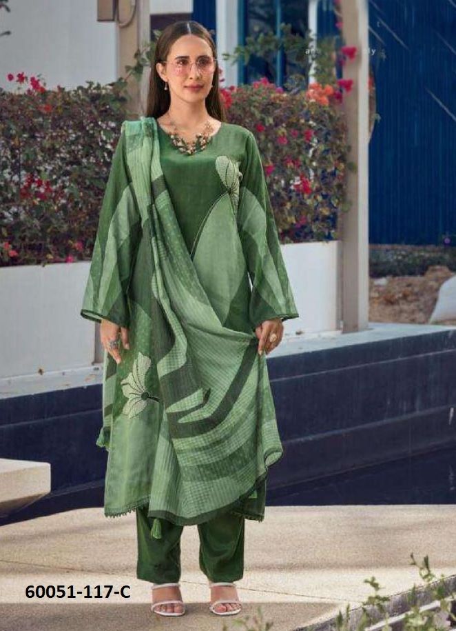 RAYON DIGITAL PRINTS - Catalog # 60051 (Set of 6 Readymade Salwar Suits) by Brand AABHARAN RAYON DIGITAL PRINTS - Catalog # 60051 (Set of 6 Readymade Salwar Suits) by Brand AABHARAN