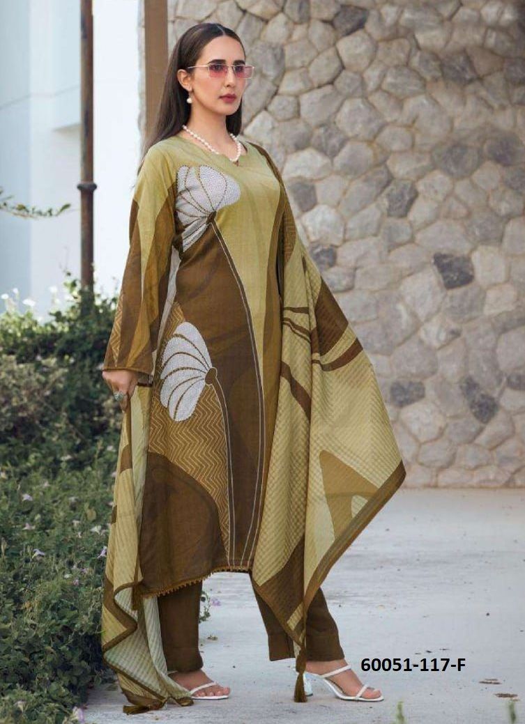 RAYON DIGITAL PRINTS - Catalog # 60051 (Set of 6 Readymade Salwar Suits) by Brand AABHARAN RAYON DIGITAL PRINTS - Catalog # 60051 (Set of 6 Readymade Salwar Suits) by Brand AABHARAN